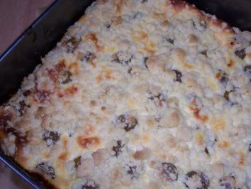 Rezept: Quarkkuchen mit Mirabellen und Marzipan Bild Nr. 3 Quarkkuchen mit Mirabellen und Marzipan - Rezept - Bild Nr. 3