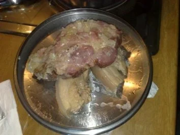 Rezept: Sauerkraut Bauchfleisch Stampfkartoffeln Zwiebeln Bild Nr. 5 Sauerkraut Bauchfleisch Stampfkartoffeln Zwiebeln - Rezept - Bild Nr. 5