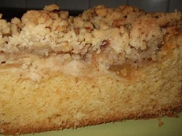 Rezept: Rührkuchen mit Apfel Nuss Marzipanhaube Bild Nr. 3 Rührkuchen mit Apfel Nuss Marzipanhaube - Rezept - Bild Nr. 3