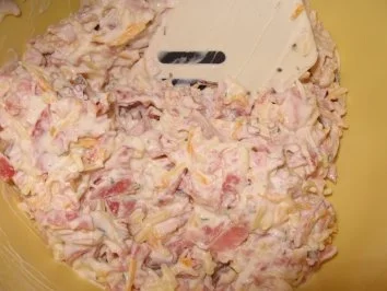 Blätterteigtäschchen Salami-Schinken - Rezept - Bild Nr. 3