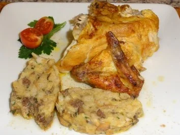 Rezept: Gefülltes Brathuhn Gefülltes Brathuhn - Rezept