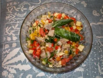 Rezept: Bunter Matjessalat Bunter Matjessalat - Rezept