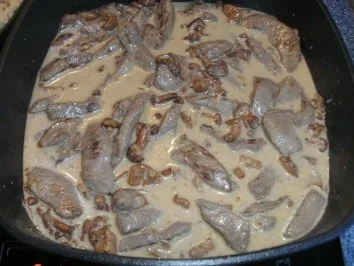 Rindergeschnetzeltes mit Pfifferlingen - Rezept