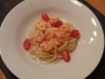 Spaghetti mit scharfen Garnelen - Rezept - Bild Nr. 3