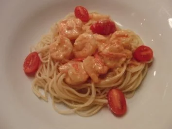Spaghetti mit scharfen Garnelen - Rezept - Bild Nr. 4