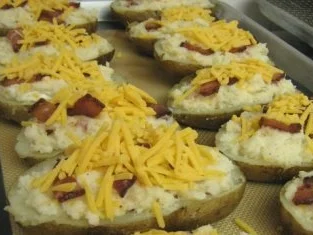 Rezept: Doppelt gebackene Kartoffeln Bild Nr. 3 Doppelt gebackene Kartoffeln - Rezept - Bild Nr. 3