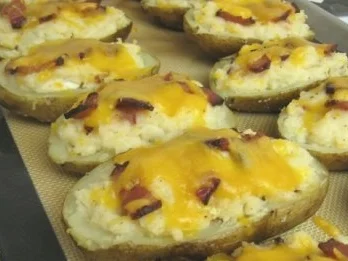 Rezept: Doppelt gebackene Kartoffeln Bild Nr. 4 Doppelt gebackene Kartoffeln - Rezept - Bild Nr. 4