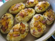 Doppelt gebackene Kartoffeln - Rezept