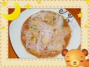 Rezept: Putengeschnetzeltes mit Glasnudeln Putengeschnetzeltes mit Glasnudeln - Rezept