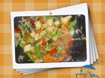 Rezept: Frittierte Glasnudeln Frittierte Glasnudeln - Rezept