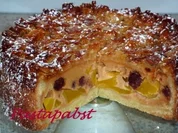 Mango-Cranberrie-Bienenstich - Rezept