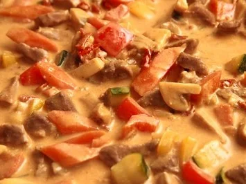 Rezept: Nudelpfanne "Lecker-schmecker" Bild Nr. 3 Nudelpfanne "Lecker-schmecker" - Rezept - Bild Nr. 3