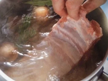 Rezept: Spareribs mit BBQ- Sauce glasiert Bild Nr. 2 Spareribs mit BBQ- Sauce glasiert - Rezept - Bild Nr. 2