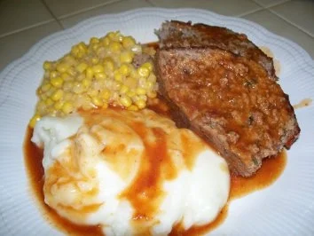 Rezept: Glasierter Hackbraten Glasierter Hackbraten - Rezept