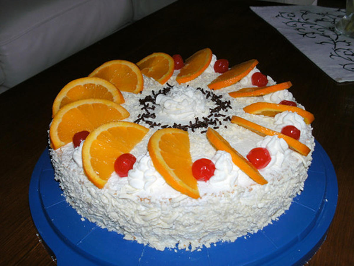 Maraschino Orangen Torte Rezept Mit Bild Kochbar De