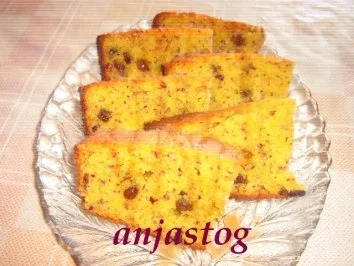 Hasselnüss Mais Mehl Kuchen - Rezept