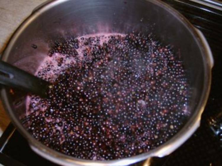 Holunderbeeren Gelee - schnell &amp; einfach - 86 kcal/100g