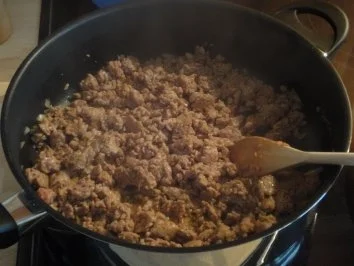 Putenhackpfanne mit Gemüse und Reis - Rezept - Bild Nr. 4