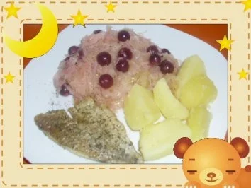 Fisch mit Trauben - Rezept