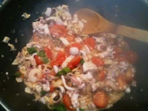 Spaghetti Frutti de mare hot and spicy - Rezept - Bild Nr. 3