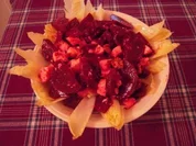 Rosa Roter Beete Salat - Rezept