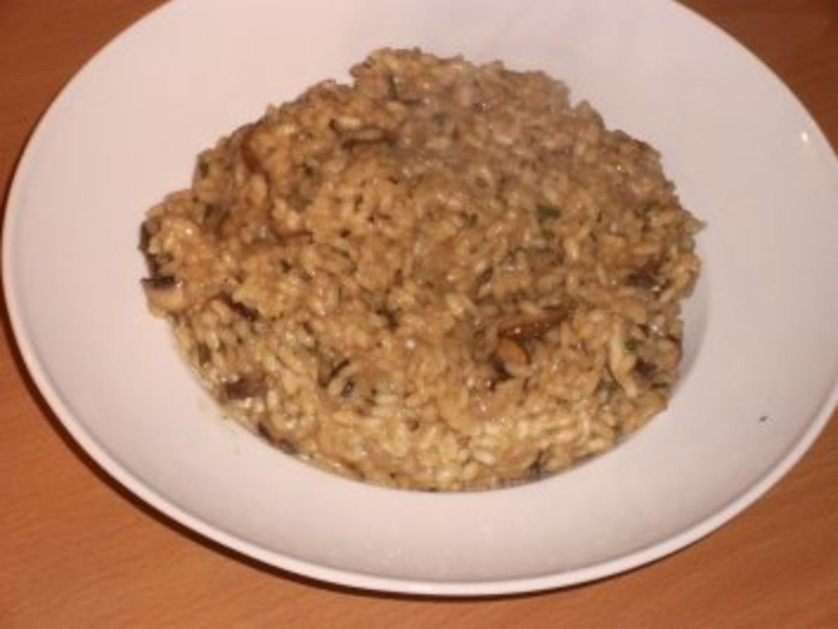 Risotto mit Champignons - Rezept mit Bild - kochbar.de