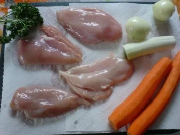 Rezept: Hähnchenbrüste in sahniger Gemüse-Soße Bild Nr. 3 Hähnchenbrüste in sahniger Gemüse-Soße - Rezept - Bild Nr. 3