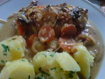 Rezept: Hähnchenbrüste in sahniger Gemüse-Soße Bild Nr. 22 Hähnchenbrüste in sahniger Gemüse-Soße - Rezept - Bild Nr. 22