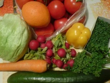 Bunter Salat dazu gebratene Baramundifilets - Rezept - Bild Nr. 5