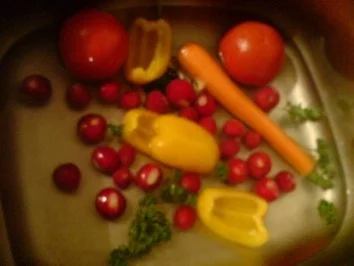 Bunter Salat dazu gebratene Baramundifilets - Rezept - Bild Nr. 6