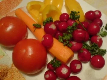 Bunter Salat dazu gebratene Baramundifilets - Rezept - Bild Nr. 7