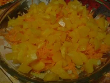 Bunter Salat dazu gebratene Baramundifilets - Rezept - Bild Nr. 12