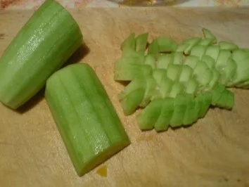 Bunter Salat dazu gebratene Baramundifilets - Rezept - Bild Nr. 13