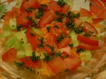 Bunter Salat dazu gebratene Baramundifilets - Rezept - Bild Nr. 15