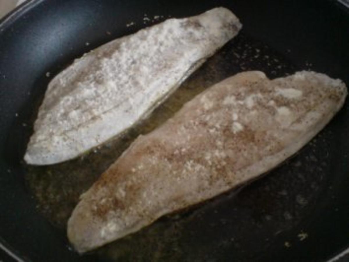 Bunter Salat dazu gebratene Baramundifilets - Rezept - Bild Nr. 23