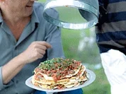 Pfannkuchen-Kichererbsen-Torte - Rezept