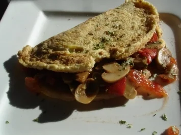 Pilz-Schaumomelett - Rezept