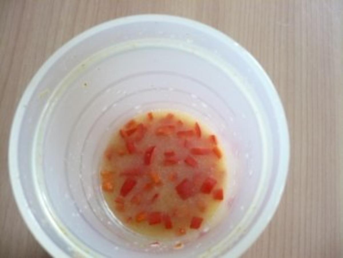 Rezept: Mozzarella mit Chili Bild Nr. 4 Mozzarella mit Chili - Rezept - Bild Nr. 4