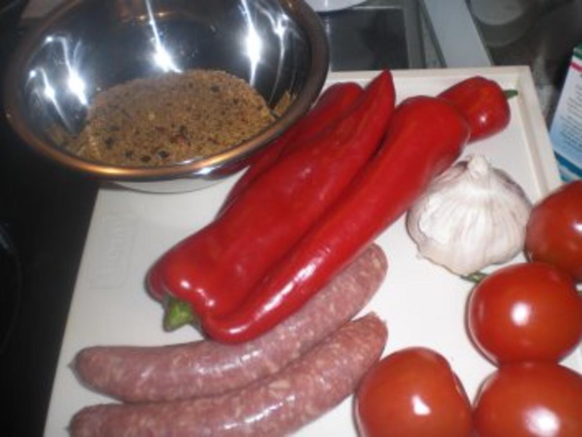 Rote Spitzpaprika mit Couscous - Rezept - Bild Nr. 2