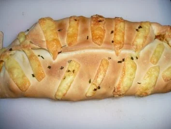 Pizzarollo mit Pfifferlingen gefüllt - Rezept - Bild Nr. 2