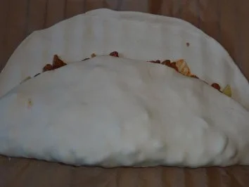 Pizzarollo mit Pfifferlingen gefüllt - Rezept - Bild Nr. 4