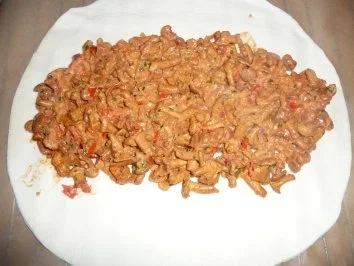 Pizzarollo mit Pfifferlingen gefüllt - Rezept - Bild Nr. 6