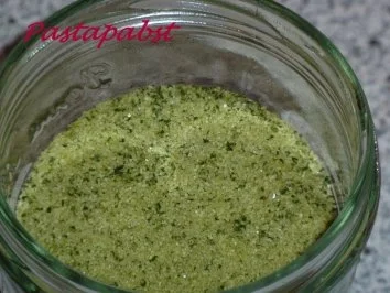 Rezept: Rucola-Balsamico Salz Bild Nr. 7 Rucola-Balsamico Salz - Rezept - Bild Nr. 7