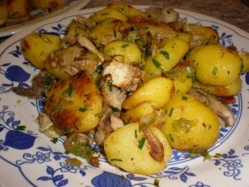 Rezept: Hähnchen-Gröstl Hähnchen-Gröstl - Rezept
