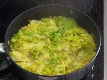 Rezept: Gemüsebeilage : Wirsinggemüse Bild Nr. 4 Gemüsebeilage : Wirsinggemüse - Rezept - Bild Nr. 4
