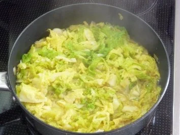 Rezept: Gemüsebeilage : Wirsinggemüse Bild Nr. 5 Gemüsebeilage : Wirsinggemüse - Rezept - Bild Nr. 5