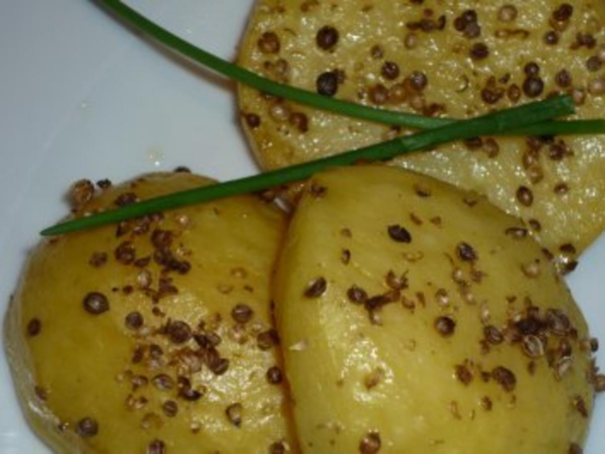 Korianderkartoffeln aus dem Backofen - Rezept