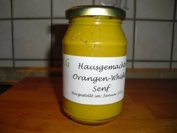 Orangen-Whiskey Senf - Rezept