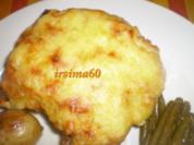 Kotelett mit pikanter Haube - Rezept