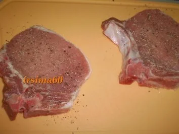 Kotelett mit pikanter Haube - Rezept - Bild Nr. 4